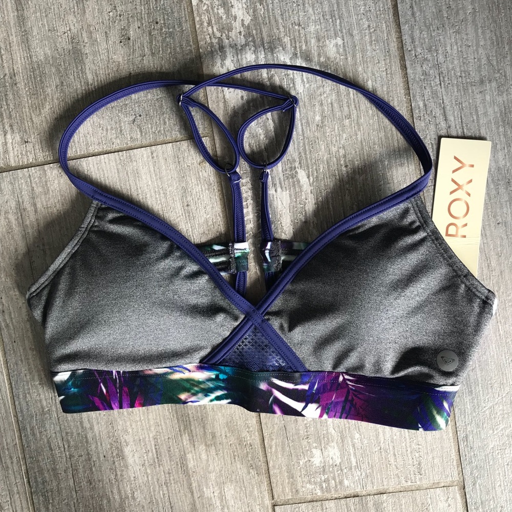 π₯π₯ROXY - CAR. SUNSET CRISS CROSS BIKINI TOP π₯π₯ - Picture 1 of 4